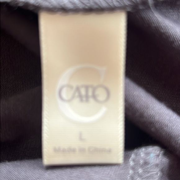 Cato Gray Short Sleeve “Faith Hope Love”Flowered Dress W/Pockets - Picture 8 of 9